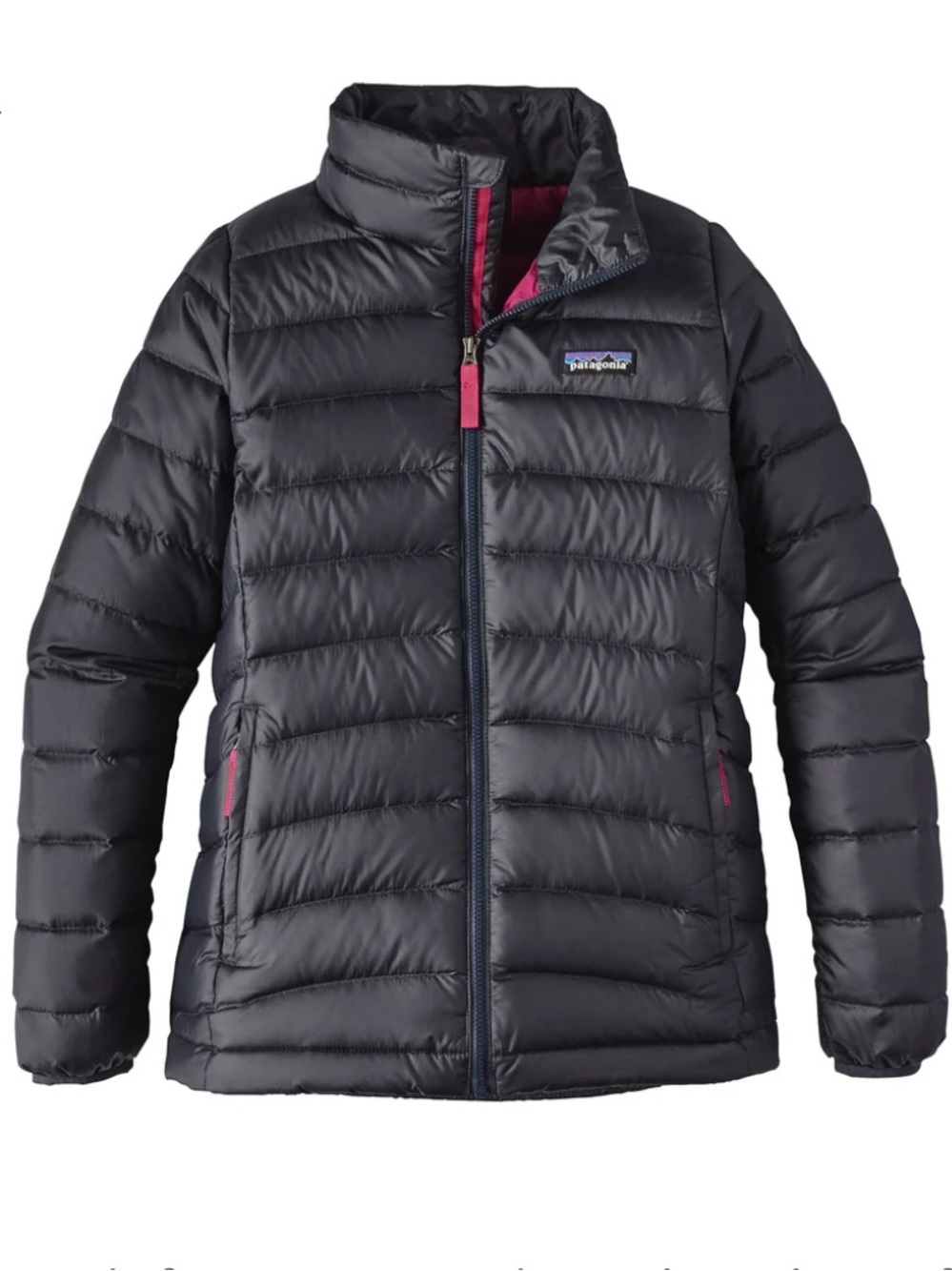 Patagonia Kids Girl Down Sweater Puffer Jacket M 10